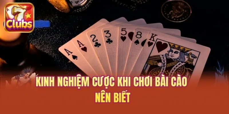 Kinh nghiệm cược khi chơi bài cào nên biết